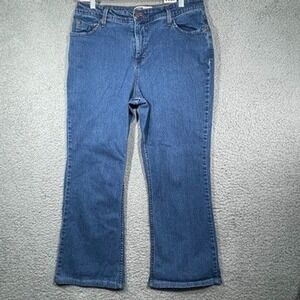 Levi Strauss & Co. Signature Jeans Bootcut Women 16 Short Blue